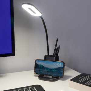 The Source Red5 Wireless Charging Desk Lamp & Tidy